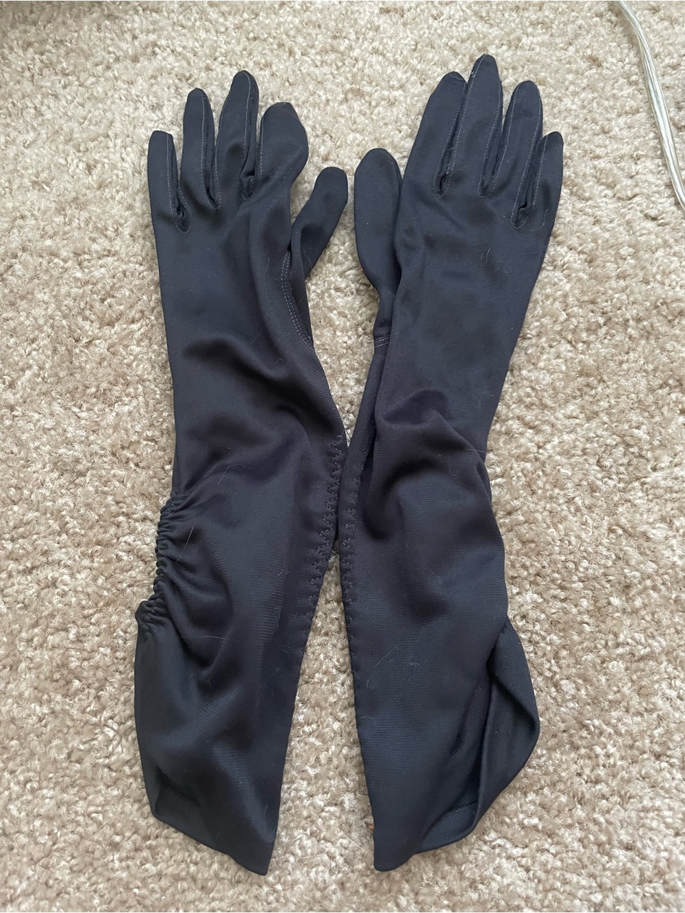 Two Pairs of Vintage Black Gloves